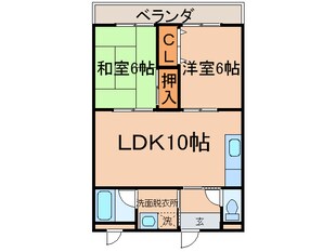 ヴィラタカツキの物件間取画像